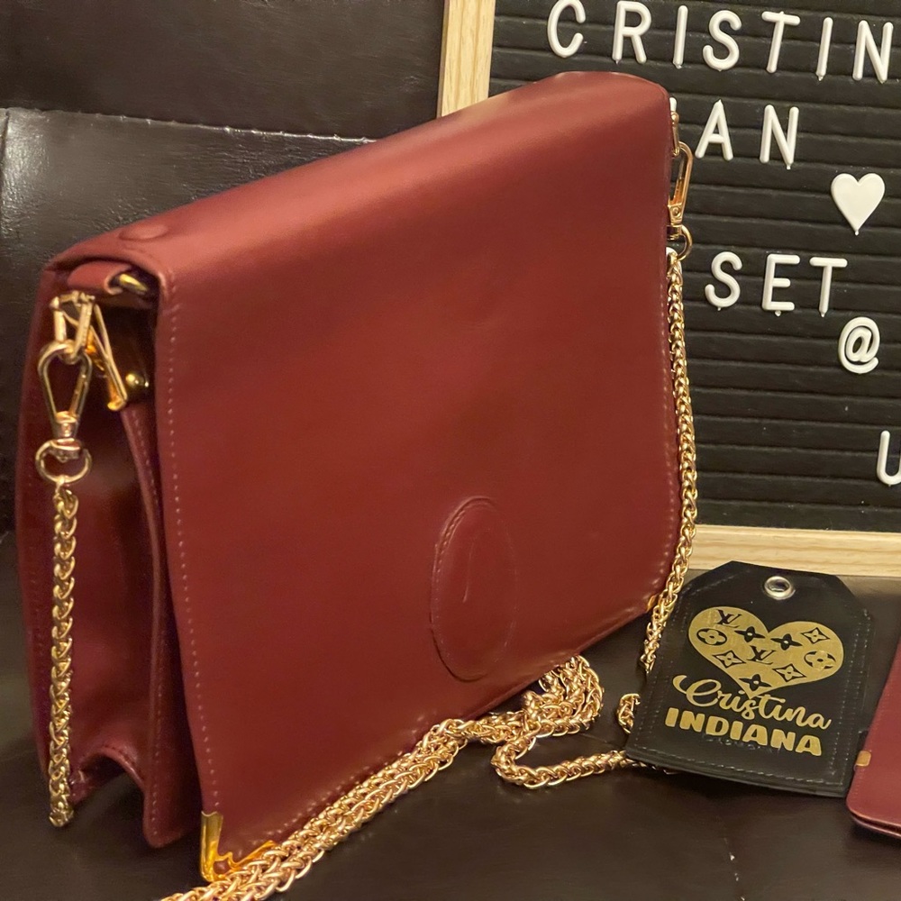 Cartier clutch /shoulder bag/wristlet